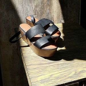 Elizabeth and James E Bax Platform Sandals